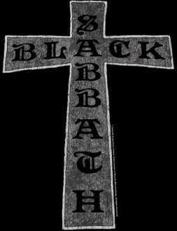 Black Sabbath Cross Men's T-Shirt - Black - S Zwart