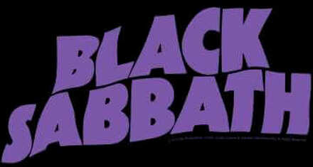 Black Sabbath Logo Men's T-Shirt - Black - M Zwart