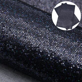 Black Series Mixed Faux Lederen Lakens, Bump Textuur Synthetisch Leer, Chunky Glitter Vinyl Stof, diy Bows Oorbellen, 1Yc14660 1099770010