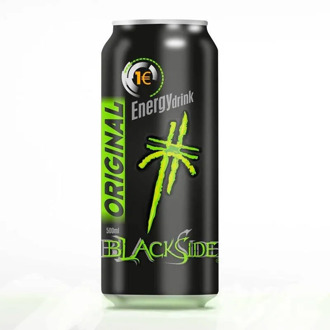Black Side green energy drink, can 500ml