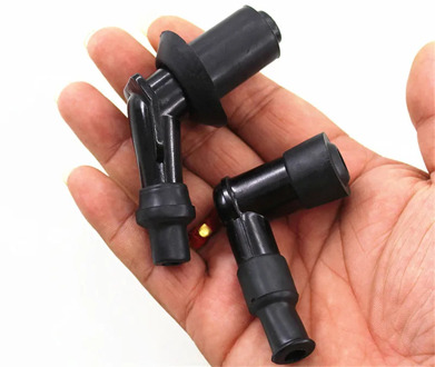 Black Universal Motorcycle Ignition Spark Plug Cap Plastic Scooter Quad Buggy Ignition Spark Plug Cap Motorcycle Accessories