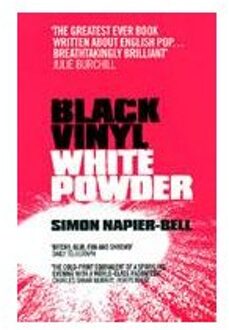Black Vinyl White Powder