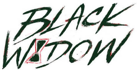 Black Widow Handwriting Women's T-Shirt - White - XL - Wit