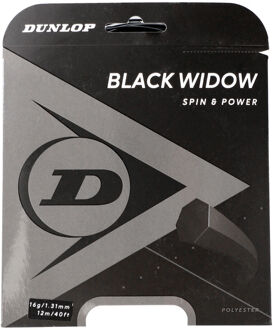 Black widow tennis snaar (zwart) 12 meter 1.31 mm