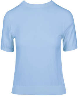 Blackbird Korte Mouw T-shirt Douuod Woman , Blue , Dames - L,M,S