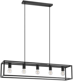 Blackcrown Hanglamp - E27 - 100 cm - Zwart