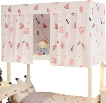 Blackout Home Stofdicht Studentenflat Elegante Doek Decor Bed Gordijn Enkele School Mug Bescherming Gedrukt Shading 2