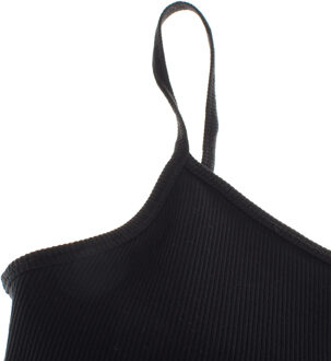 Blackout Rib Sport Top 763370 Dames Zwart - XL