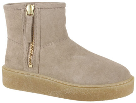 Blackstone El426 mouton dames enkellaarzen sportief Beige - 39