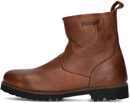 Blackstone Heren Enkelboots Om63 - Bruin - Maat 41