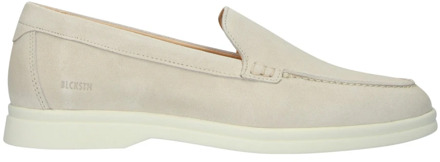 Blackstone Luxe Suede Lamb Slip-ons Blackstone , Beige , Dames - 42 Eu,36 EU