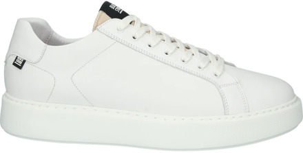 Blackstone Luxe Witte Lage Sneaker Blackstone , White , Heren - 40 Eu,45 EU