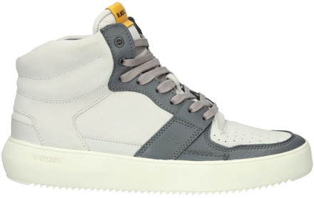 Blackstone Urban High-Top Sneaker - Grijs Blackstone , White , Heren - 42 Eu,41 Eu,45 Eu,46 Eu,44 Eu,43 EU