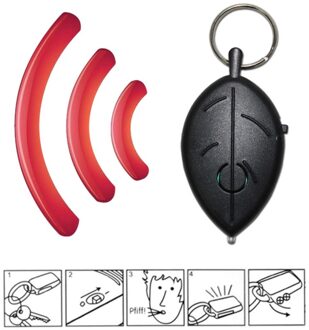 Blad Fluitje Inductie Sleutel Whistle Sound LED Licht Anti-Verloren Alarm Key Finder Locator Sleutelhanger Apparaat Willekeurige Kleur Geel