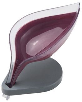 Blad Vormige Bar Zeep Spons Houder Lade Thuis Badkamer Wc Zeep Afvoer Rack Met Sukkels