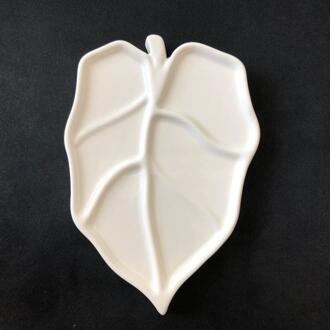 Blad-Vormige Keramische Palet, Aquarel Palet, Te Reinigen, Kunstenaar Schilderij Gereedschap, Verf Lade klein leaf