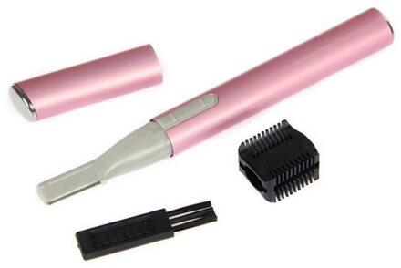 Blade Elektrische Wenkbrauw Trimmer Met Wenkbrauw Kam Borstel Gezicht Wenkbrauw Haar Body Mini Draagbare Scheermes