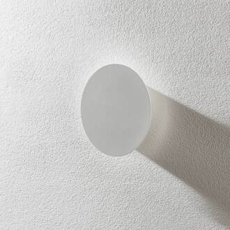 Blade LED wandlamp, mat wit, Ø 18 cm