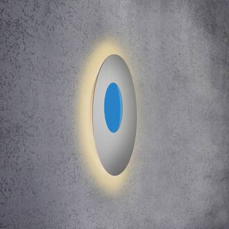 Blade Open LED wandlamp RGBW zilver Ø59cm mat zilver geanodiseerd