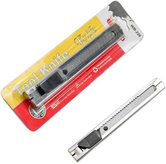 Blade Rvs Cutter Muur Papier Snijden Mes Mes Scheermesje Intrekbare Papier Cutter Schoolbenodigdheden
