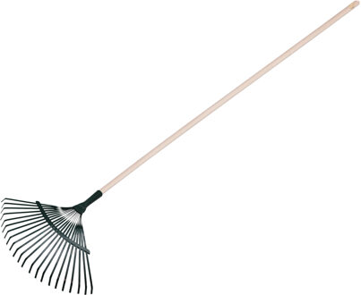 Bladhark - 22 tanden - kunststof - inclusief steel - 130 cm - lichtgewicht