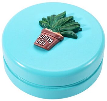 Bladverliezende Tand Doos Meisje Herdenken Kinderen Tand Vervanging Opbergdoos Houten Baby Besparen Collection blauw 2