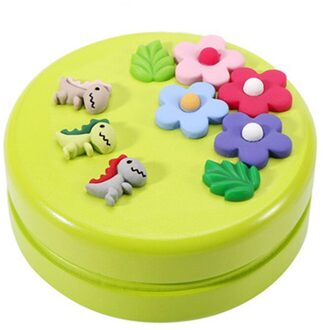 Bladverliezende Tand Doos Meisje Herdenken Kinderen Tand Vervanging Opbergdoos Houten Baby Besparen Collection groen 1