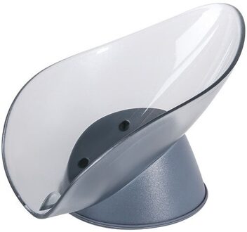 Bladvorm Zeepkist Afvoer Zeep Houder Doos Badkamer Douche Zeephouder Schotel Opslag Plaat Lade Badkamer Benodigdheden Badkamer Gadgets blauw