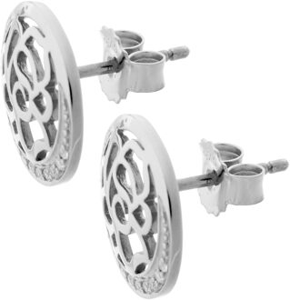 'Blair' Dames 925 Sterling Zilver Parel Oorbellen - Zilver ZO-7089 - One Size