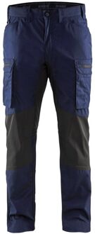 Blaklader Service werkbroek met stretch - Marineblauw/Zwart - C44