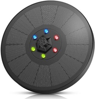 Blanco Heissner Solar Fontein Set Rgb 150 - 150l/u - 7 Opzetstukken - Rgb Led