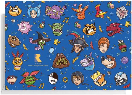 blank A Rare Greeting Greetings Card - Large Card