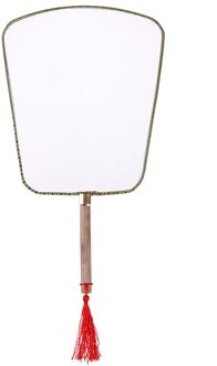 Blank Kinderen Tekening Fan Kinderen Kleuterschool Puzzel Kunst Schilderen Materialen Diy Handgemaakte Schilderij Paleis Fan Ronde Fan