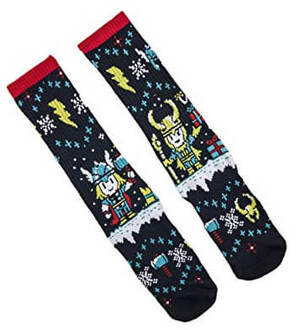 blank Thor Ugly Xmas Knit - Socks - One Size