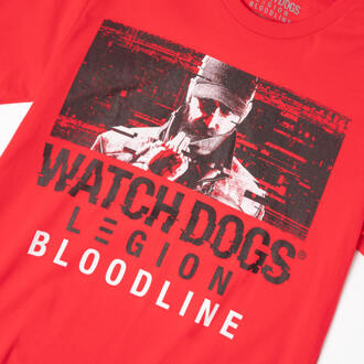 blank Watch Dogs Legion Aiden Glitch Men's T-Shirt - Red - L - Rood
