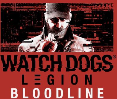 blank Watch Dogs Legion Aiden Glitch Men's T-Shirt - Red - M Rood