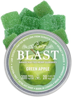 blast Appel CBD gummies in blik - 20 stuks - 20 gummies