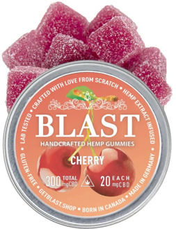 blast Kersen CBD gummies in blik - 20 stuks - 20 gummies