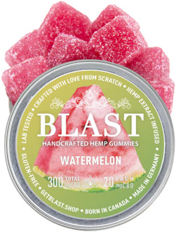 blast Watermeloen CBD gummies in blik - 20 stuks - 20 gummies