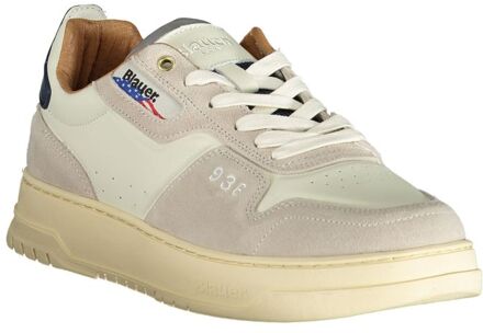 Blauer 936 Casual Leren Sneakers Ivoor