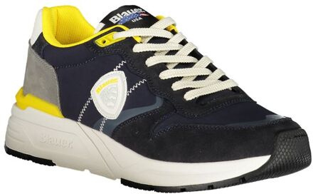 Blauer Blau Polyesteren Heren Sneaker Donkerblauw - EU 43