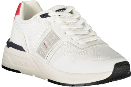Blauer Casual Kleurblok Sneakers Wit - EU 45