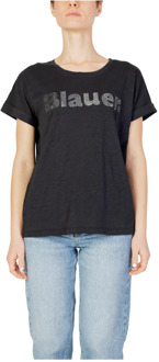 Blauer Dames T-Shirt Lente/Zomer Collectie Blauer , Black , Dames - L,M,S,Xs