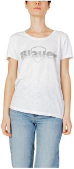 Blauer Dames T-Shirt Lente/Zomer Collectie Blauer , White , Dames - Xl,L,M,S,Xs