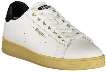 Blauer H22 Sneaker Leer Casual - maat EU 45 Wit
