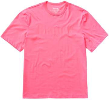 Blauer Heren Katoenen Jersey T-Shirt Blauer , Pink , Heren - Xl,L,M,S
