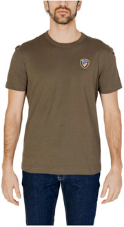 Blauer Heren T-shirt - Lente/Zomer Collectie Blauer , Green , Heren - Xl,L,M