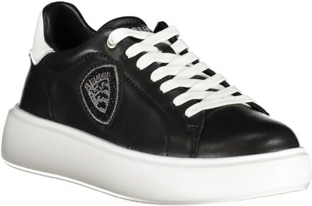 Blauer Lage leren sneakers Zwart - EU 38