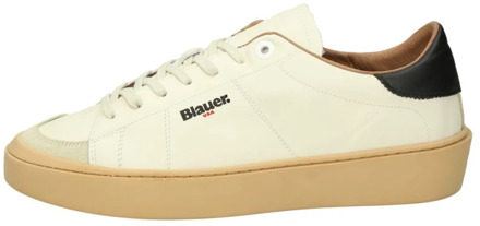 Blauer Lage Sneakers Blauer , White , Heren - 41 Eu,45 Eu,43 Eu,40 Eu,42 EU