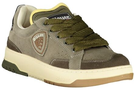 Blauer Lage Sneakers Salie Groen